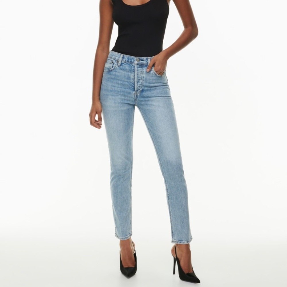 Denim Forum Yoko High Rise Slim Jeans
